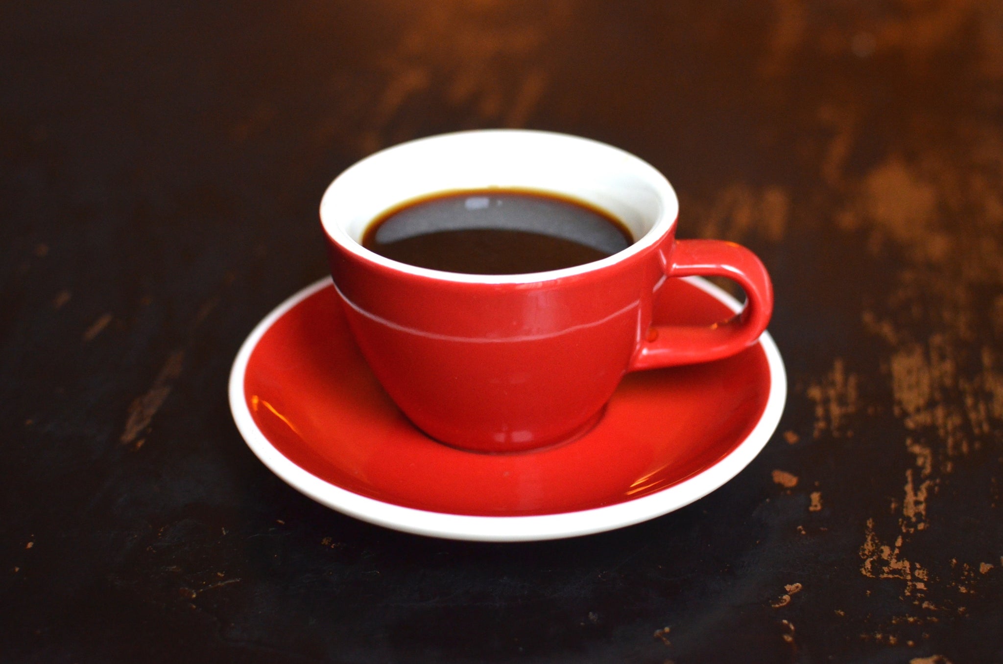 Red Espresso Cup Set of 4